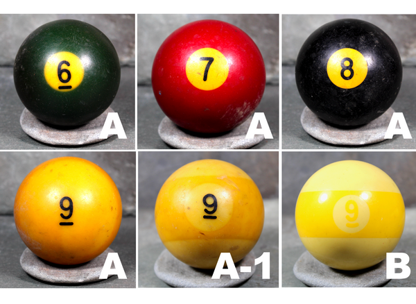 Vintage Pool Balls - YOUR CHOICE from a Variety of Gorgeous Vintage Pool Balls from Different Sets - 1920s-1950s - Billiards