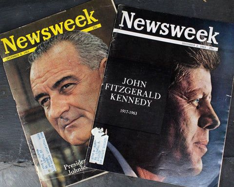 December 1963 Newsweek Magazines - The Kennedy Assassination - President Kennedy - President Johnson - JFK - LBJ