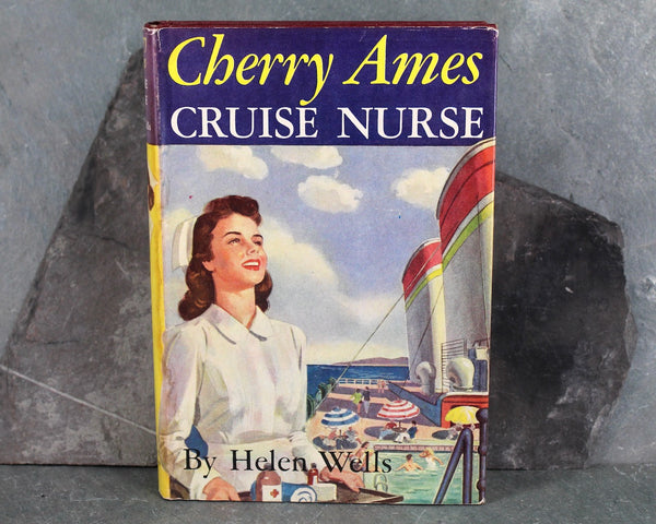 Cherry Ames Set of 3 Vintage Children's Novels including #1 Student Nurse, #5 Flight Nurse, and #9 Cruise Nurse