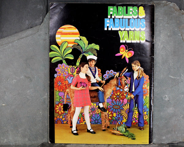 1960s Fables & Fabulous Yarns Children's Knit Pattern Book by Columbia-Minerva- #775 - 50 Full-Color Knitwear Patterns