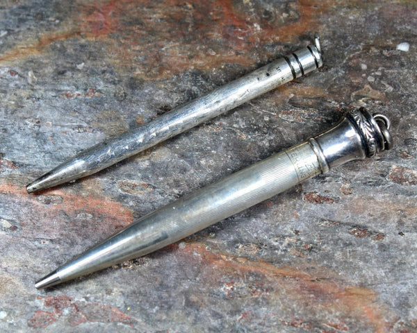 Antique Sterling Silver Dance Card Pencil Pendants | Wahl Eversharp Sterling | Antique Jewelry | Victorian Jewelry | YOUR CHOICE of style