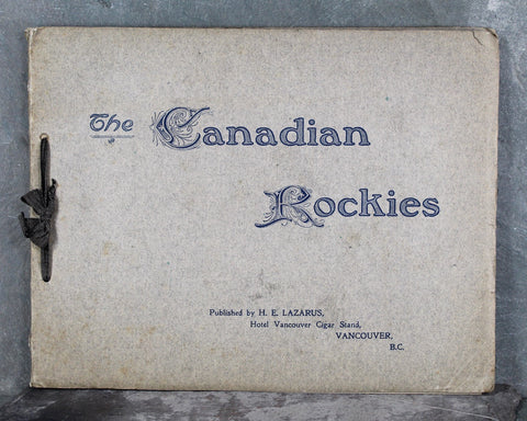 RARE! The Canadian Rockies Antique Souvenir Photo Book | Circa 1920s | Vintage Canada Souvenir Photo Guidebook