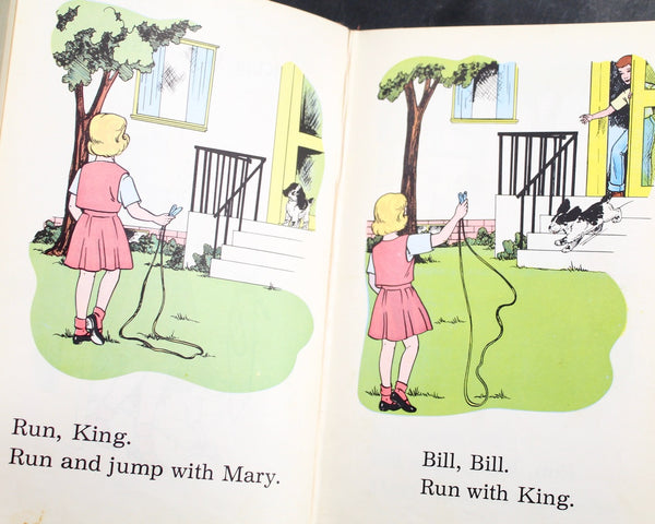 About Mary & Bill - 1966 Vintage Schoolbook - Functional Basic Reading Series