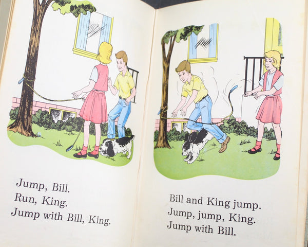About Mary & Bill - 1966 Vintage Schoolbook - Functional Basic Reading Series