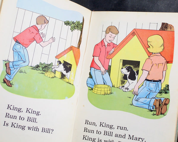 About Mary & Bill - 1966 Vintage Schoolbook - Functional Basic Reading Series