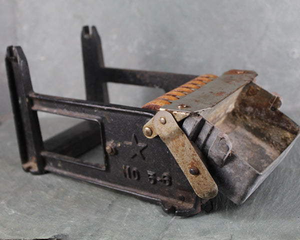 Antique Gummed Tape Dispenser | Mutual Products Co | Worcester Mass | Antique Wood and Metal Tool