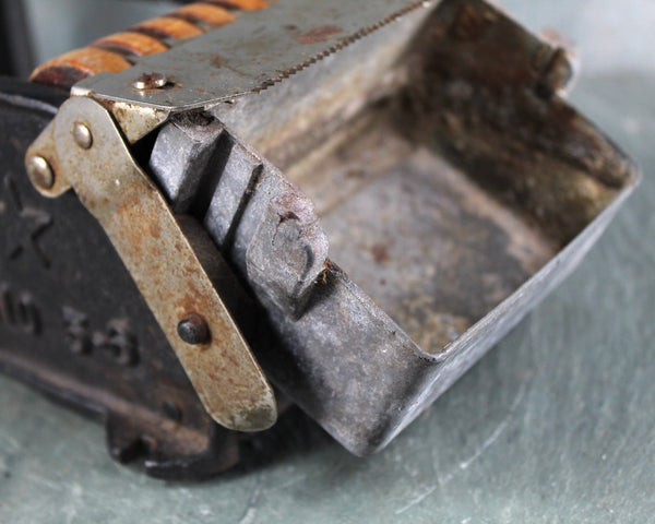 Antique Gummed Tape Dispenser | Mutual Products Co | Worcester Mass | Antique Wood and Metal Tool