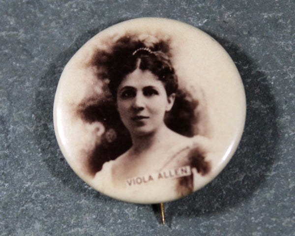Antique Sweet Caporal Cigarette Advertising PinBack Pins | Set of 5 Pins | Actresses From Early 1900s