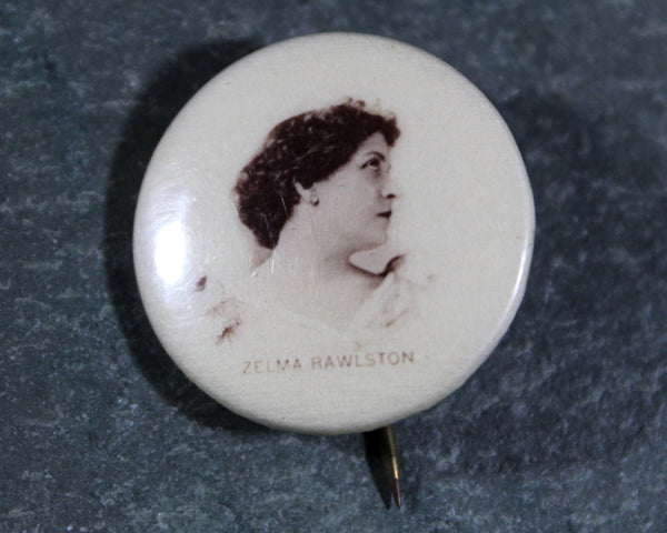Antique Sweet Caporal Cigarette Advertising PinBack Pins | Set of 5 Pins | Actresses From Early 1900s