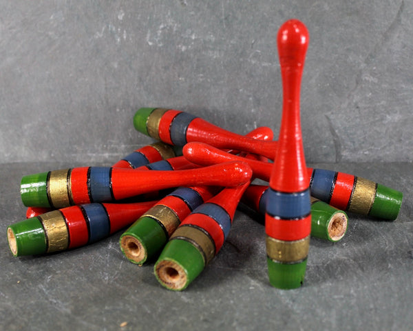 FOR TOY COLLECTORS! Antique Table Top Bowling Set | Made in Czechoslovakia | Wooden BowlingSet