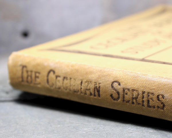 The Cecilian Series of Study & Son by John W. Tufts, 1892 Antique Choral Music Book for Choir Masters