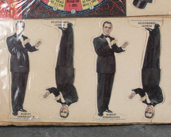 Charlie McCarthy's Radio Party Game | Chase and Sanborn Game | Classic Radio Series Game | Uncut Game Pieces