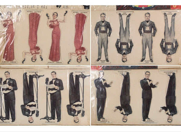 Charlie McCarthy's Radio Party Game | Chase and Sanborn Game | Classic Radio Series Game | Uncut Game Pieces