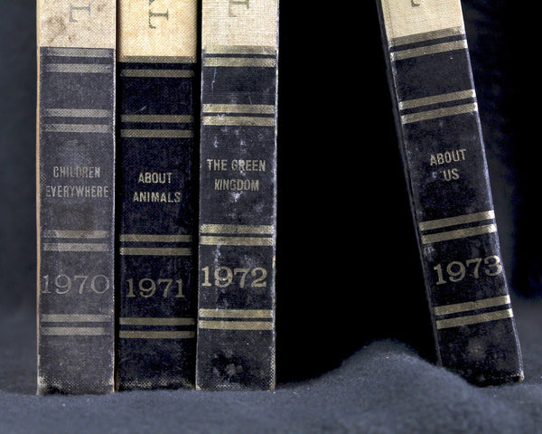 ChildCraft Annuals 1970-1973 - Set of 4 Classic Children's Encyclopedias from the Childcraft How & Why Library