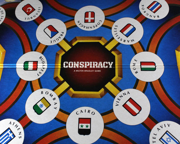 1982 Conspiracy Game by Milton Bradley - Unique Game for Family Game Night - Spy Game - High Stakes Espionage Game