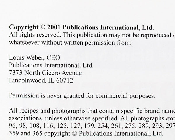Favorite Brand Name Four Ingredient Cookbook: Fast and Easy Recipes | 2001 Cookbook Featuring Brands from Dole, M&Ms, Louis Rich, etc.