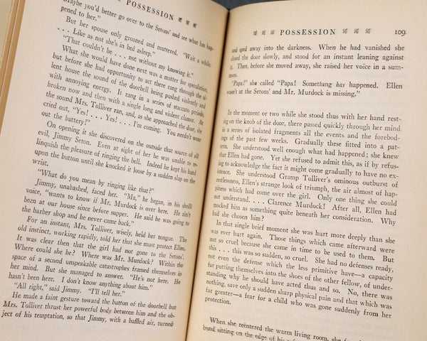 Pair of Louis Bromfield Novels | The Green Bay Tree | Possession | 1927 Antique Novels