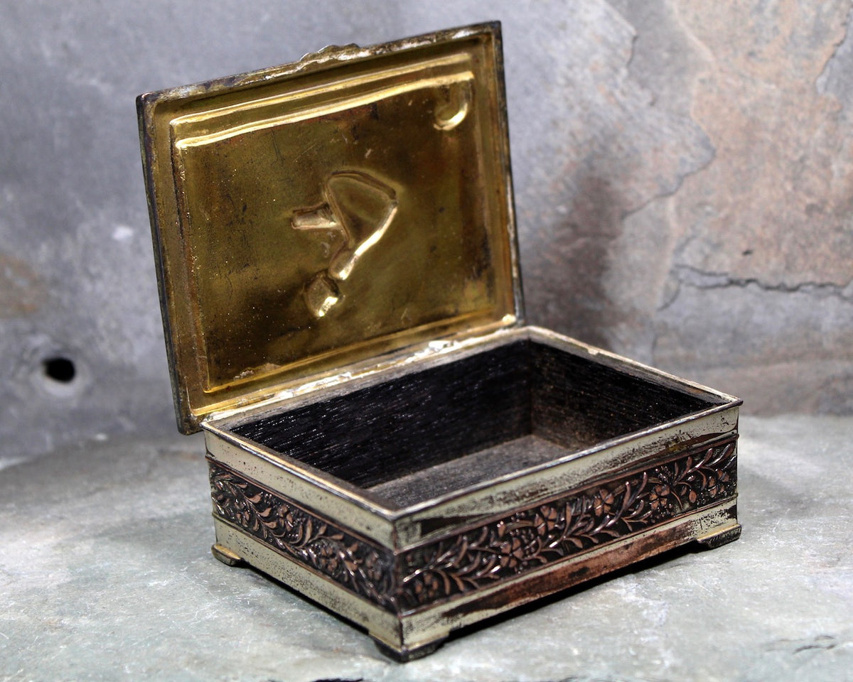 Vintage brass box