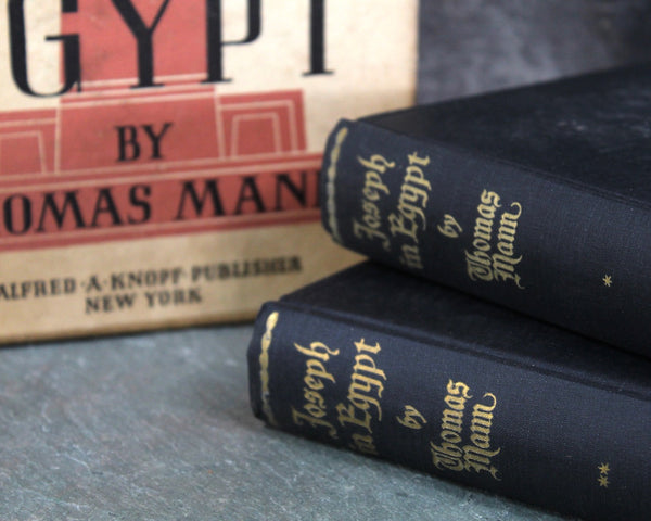 Joseph in Egypt by Thomas Mann | 1938 FIRST EDITION/Sixth Printing | Antique Novel | Two Book Set in Slipcase
