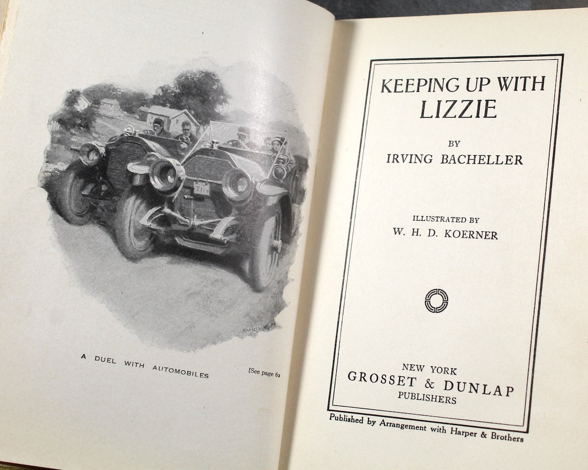 Keeping Up With hotsell Lizzie by Irving Bacheller c. 1911