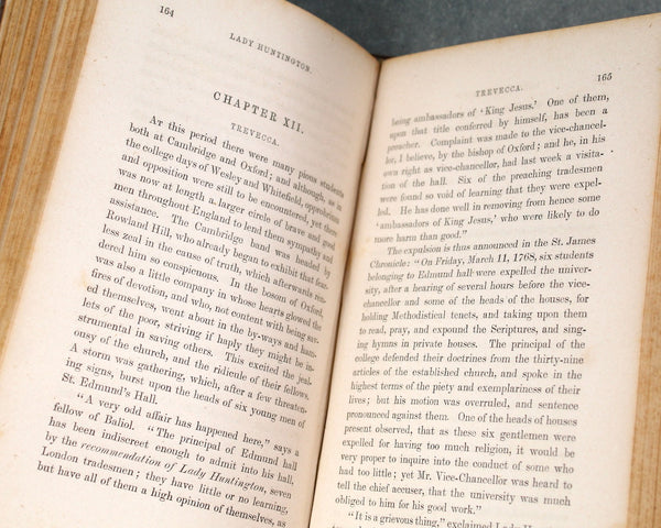 Lady Huntington & Her Friends | Compiled by Mrs. Helen C. Knight | 1853 Antique Biography | Methodist Church Leader
