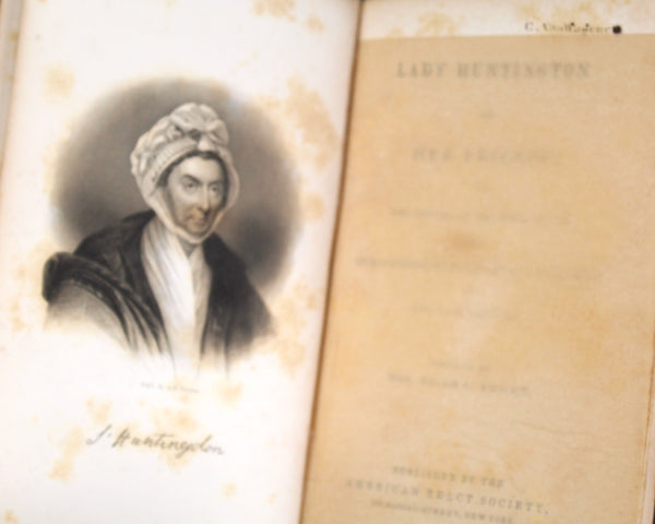Lady Huntington & Her Friends | Compiled by Mrs. Helen C. Knight | 1853 Antique Biography | Methodist Church Leader