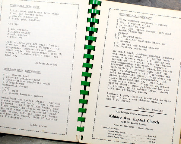 CHICAGO, ILLINOIS - Midwestern Christian Academy "Making Cooking A Delight," Vintage Community Cookbook
