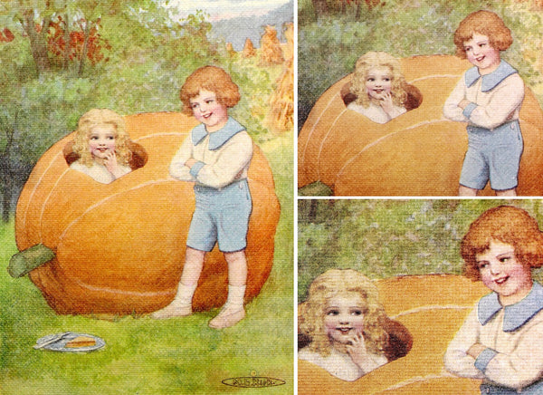 Antique Children's Picture Book Art - Your Choice of 4 Mother Goose Favorites (early 1900s) Pages - Nursery or Baby Gift- UNFRAMED