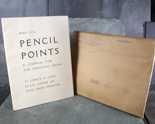 RARE! Pencil Points: A Journal for the Drafting Room | 17 Issues, 1931-1932 | Art Deco Architecture Magazine | 1930s Pencil Points