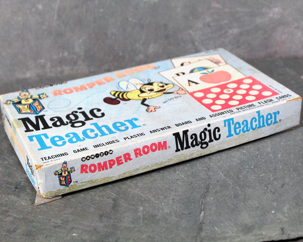 Romper Room Magic Teacher | 1970s Vintage Flash Card Set by Bar-Zip | Classic Romper Room Learning Toy