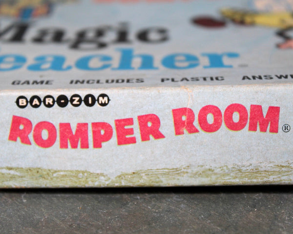 Romper Room Magic Teacher | 1970s Vintage Flash Card Set by Bar-Zip | Classic Romper Room Learning Toy