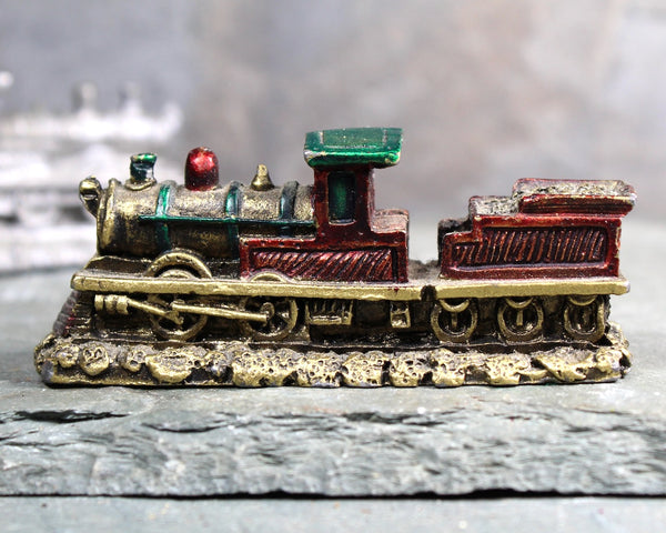 Vintage Die Cast Trains - Cast Lead Steam Engines - Set of 2 Vintage Train Toys
