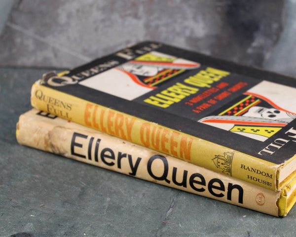 Ellery Queen Set of 2 Books | Queen's Full (1965) and The House of Brass (1968) | Classic Mystery Novels