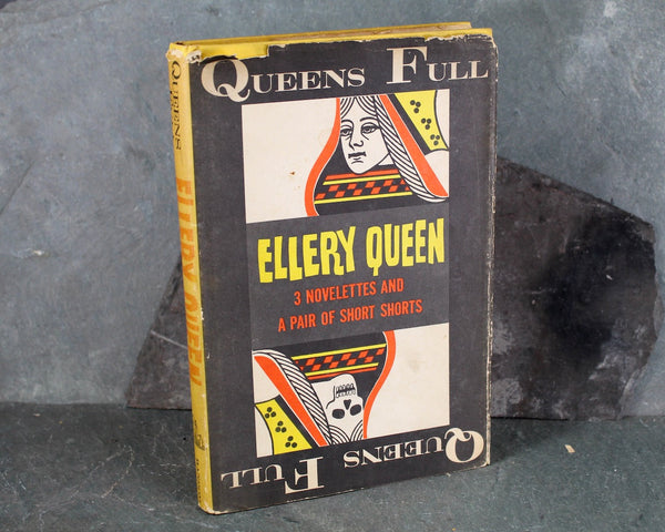 Ellery Queen Set of 2 Books | Queen's Full (1965) and The House of Brass (1968) | Classic Mystery Novels