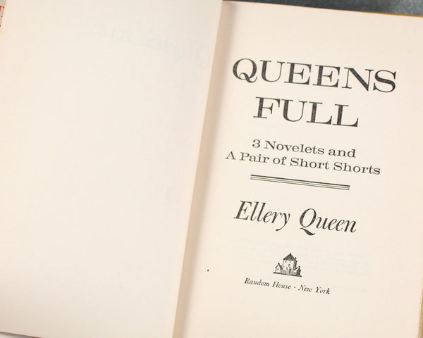 Ellery Queen Set of 2 Books | Queen's Full (1965) and The House of Brass (1968) | Classic Mystery Novels