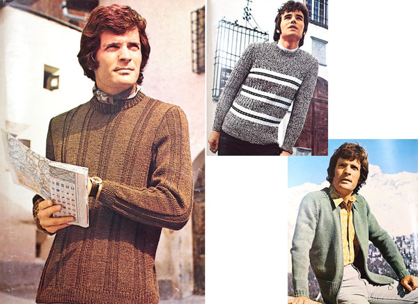 Spinnerin #225 for Surf, Sun, & Snow | 1972 Ultra-Mod and Groovy Knitwear Pattern Book | Vintage, Full-Color Knit Patterns