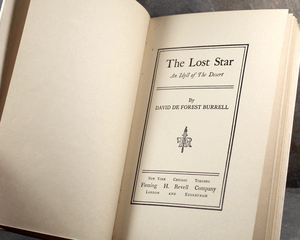 RARE! 1916 The Lost Star: An Idyll of the Desert by David DeForest Burrell - ANTIQUE Book - Three Wise Men - Christmas - Bethlehem