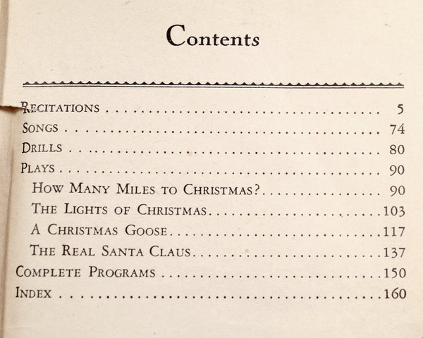 RARE! The Star Christmas Book by Dramatic Publishing Company, 1935 Antique Performing Arts, Christmas-Themed Resources for Schools/Churches