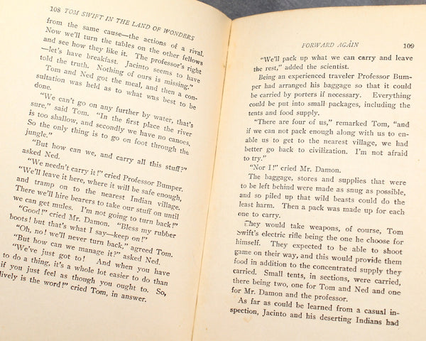 Tom Swift in the Land of Wonders | 1927 Antique Novel | by Victor Appleton | #20 in the Tom Swift Series - Grosset & Dunlap