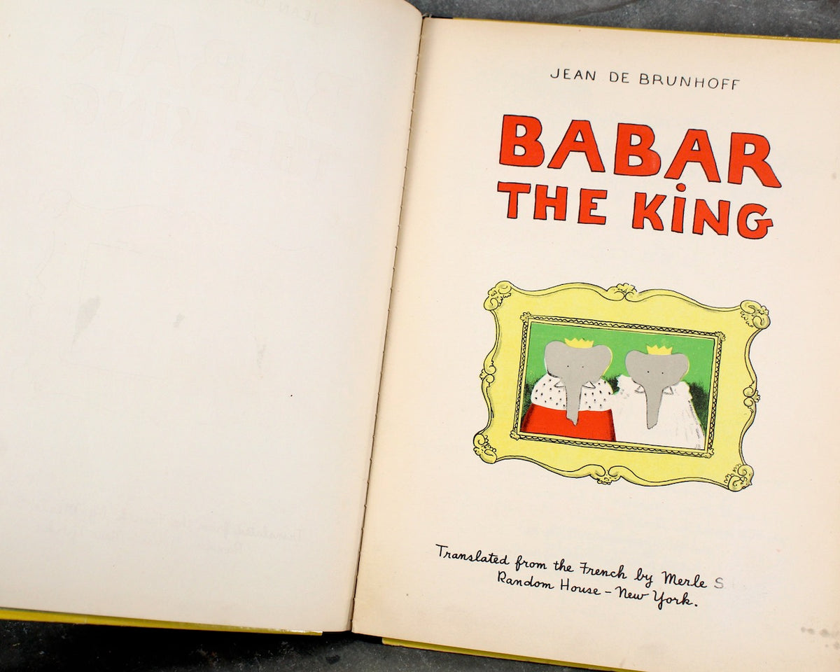 Bixley　Children's　Babar　Jean　Brunhoff　De　Picture　–　Books　of　1934/193　Shop　Set　by
