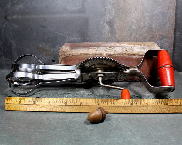 Vintage Taplin Rotary Egg Beater - Vintage Kitchen Tools - Stainless Steel Mixer