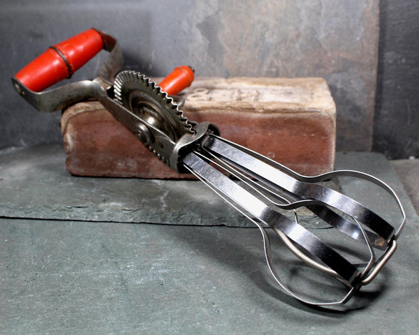 Vintage Taplin Rotary Egg Beater - Vintage Kitchen Tools - Stainless Steel Mixer