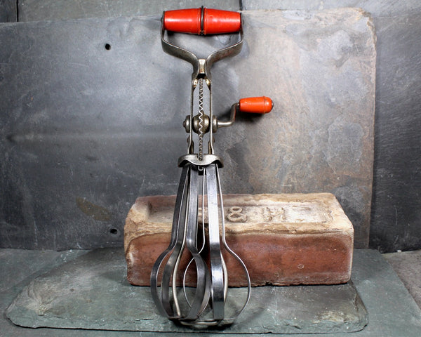 Vintage Taplin Rotary Egg Beater - Vintage Kitchen Tools - Stainless Steel Mixer