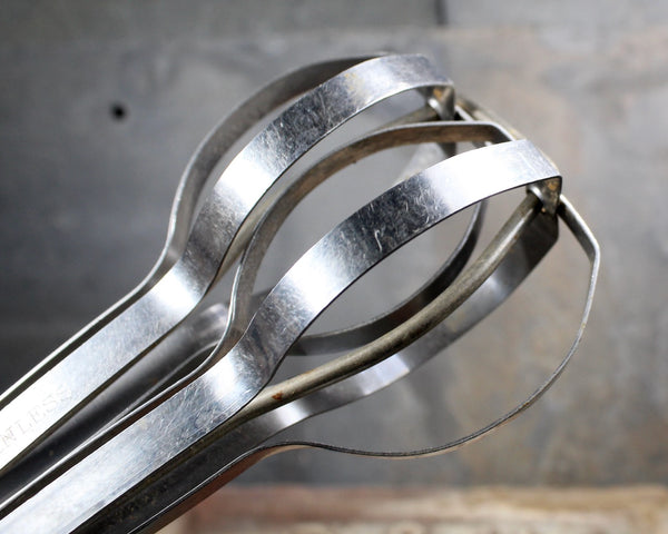 Vintage Taplin Rotary Egg Beater - Vintage Kitchen Tools - Stainless Steel Mixer