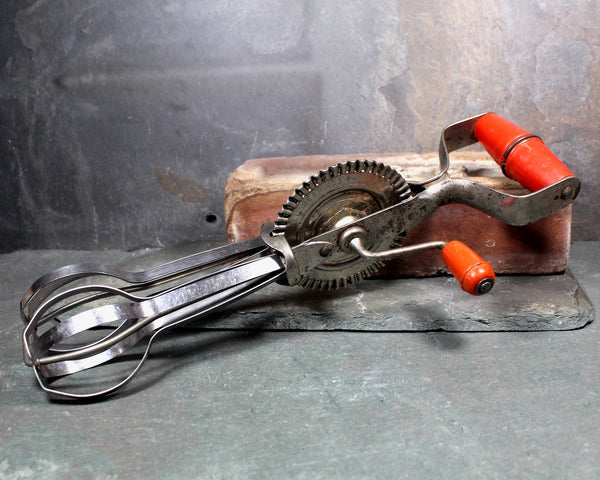 Vintage Taplin Rotary Egg Beater - Vintage Kitchen Tools - Stainless Steel Mixer