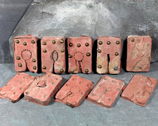 Vintage Rubber Jewelry Molds - Your Choice of 5 Different Molds including Rings, Pendants, & Pins