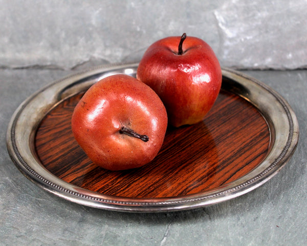 Sheffield Silver Plate and Formica Serving Tray - Gorgeous Mid-Century Tray - Perfect for Cocktails and Hors D'oeuvres
