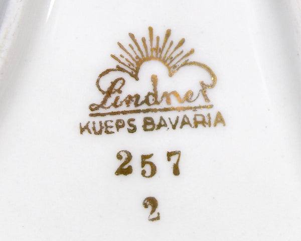 Vintage Souvenir from Bavaria - Otterberg/Pfalz  - Porcelain Ashtray Lindner Keeps Bavaria - Souvenir Ashtray