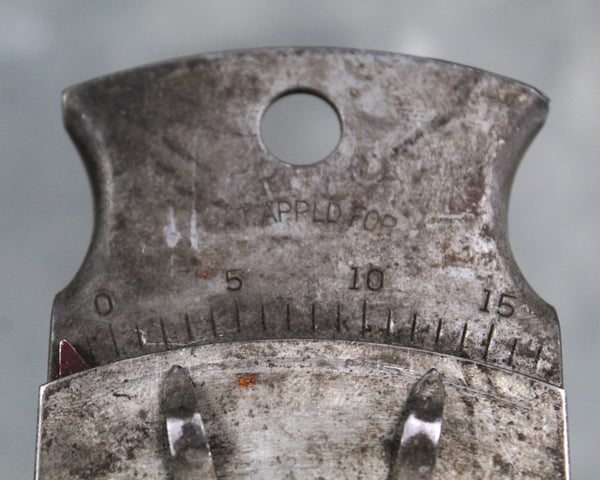 Vintage Garage Tool | Hastings Taper Gage | Hating Steel Vent Rings Gage | Cylinder Diagnosis | Vintage Advertising