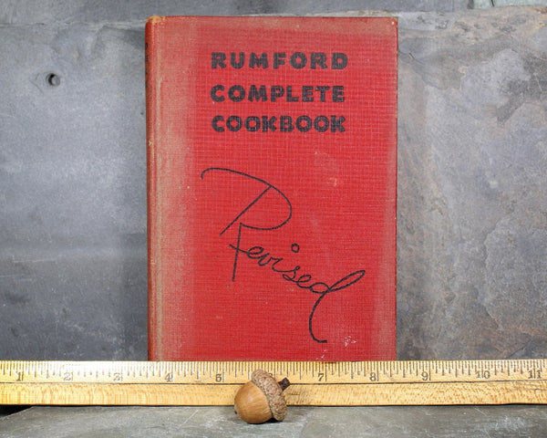 1940 Rumford Complete Cook Book, 11th Edition - Classic Rumford Baking Powder Cookbook